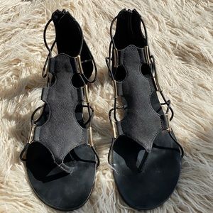 Black sandals